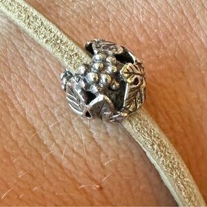 Trollbeads Wine Harvest Silver Bead